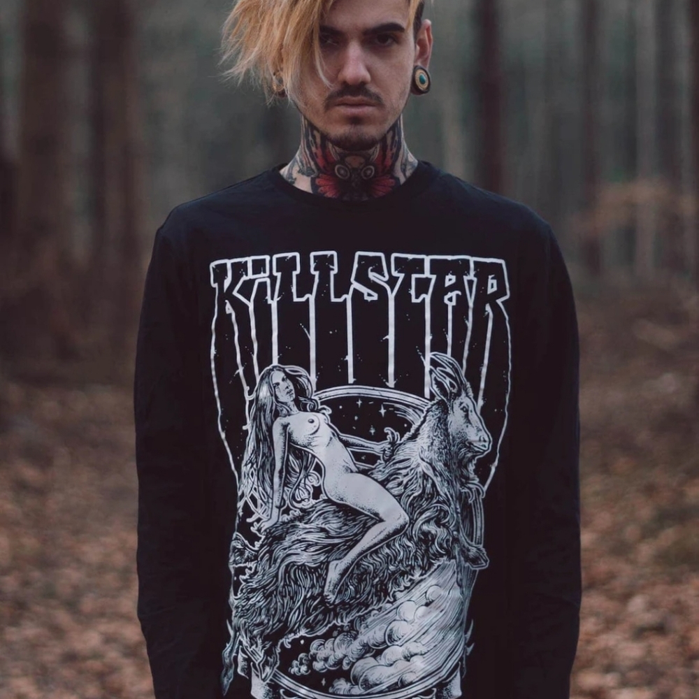 NWT! Killstar Night Rider Unisex Graphic Tee